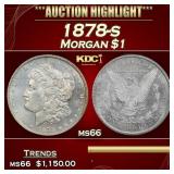 1878-s Morgan Dollar $1 ms66 SEGS