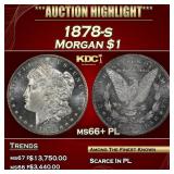 1878-s Morgan Dollar $1 ms66+ PL SEGS
