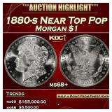 1880-s Morgan Dollar Near Top Pop $1 ms68+ SEGS