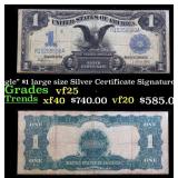 1899 $1 large size Silver Certificate "Black Eagle