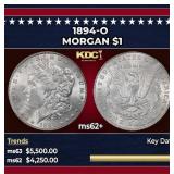 1894-o Morgan Dollar $1 ms62+ USCG