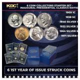 6 Coin Collectors Starter Set - Inaugural Presiden