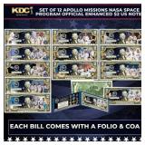 Set of 12 Apollo Missions NASA Space Program Offic