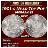 1901-o Morgan Dollar Near Top Pop! $1 ms67+ SEGS