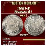 1921-s Morgan Dollar $1 ms65+ SEGS