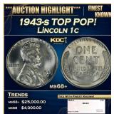 1943-s Lincoln Cent TOP POP! 1c ms68+ SEGS