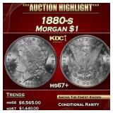 1880-s Morgan Dollar $1 ms67+ SEGS