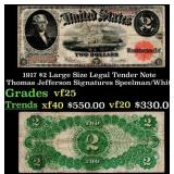 1917 Speelman/White $2 Large Size Legal Tender Not