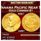 1915-s Panama Pacific Gold Commem Dollar Near Top