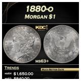 1880-o Morgan Dollar $1 ms63+ SEGS