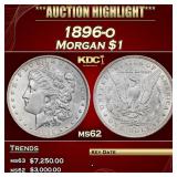 1896-o Morgan Dollar $1 ms62 USCG