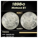 1898-o Morgan Dollar $1 Grades ms65+