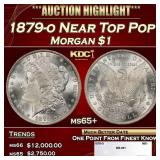 1879-o Morgan Dollar Near Top Pop $1 ms65+ SEGS