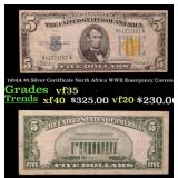 1934A $5 Silver Certificate North Africa WWII Emer