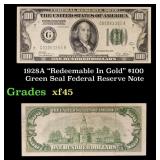 1928A $100 Green Seal Federal Reserve Note Grades