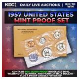 1957 United States Mint Silver Proof Set In Origin
