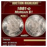 1881-o Morgan Dollar $1 ms65+ SEGS