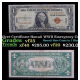1935A $1 Silver Certificate Hawaii WWII Emergency