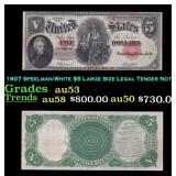 1907 Speelman/White $5 Large Size Legal Tender Not
