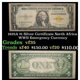 1935A $1 Silver Certificate North Africa WWII Emer