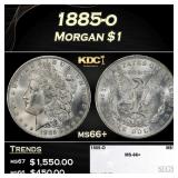 1885-o Morgan Dollar $1 ms66+ SEGS