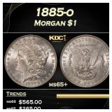 1885-o Morgan Dollar $1 Grades ms65+