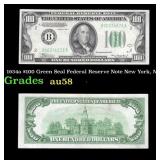 1934a $100 Green Seal Federal Reserve Note New Yor