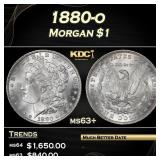 1880-o Morgan Dollar $1 ms63+ SEGS