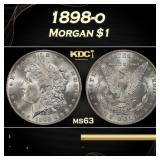 1898-o Morgan Dollar $1 Grades ms63