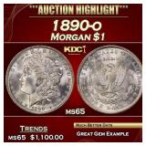 1890-o Morgan Dollar $1 ms65 SEGS