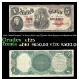 1907 Speelman/White $5 Large Size Legal Tender Not