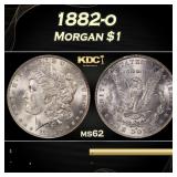 1882-o Morgan Dollar $1 Grades ms62