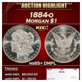 1884-o Morgan Dollar $1 ms65+ DMPL SEGS