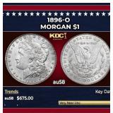 1896-o Morgan Dollar $1 Grades au58