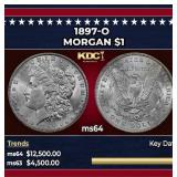 1897-o Morgan Dollar $1 ms64 USCG