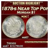 1878-s Morgan Dollar Near Top Pop $1 ms67 SEGS