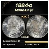 1884-o Morgan Dollar $1 Grades ms64+