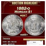 1882-o Morgan Dollar $1 ms65+ SEGS
