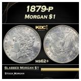 1879-p Morgan Dollar $1 Grades ms62+