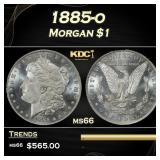 1885-o Morgan Dollar $1 Grades ms66