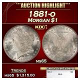 1881-o Morgan Dollar $1 ms65 SEGS