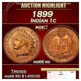 1899 Indian Cent . 1c ms66 rd SEGS