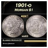 1901-o Morgan Dollar $1 Grades ms63