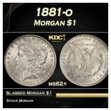 1881-o Morgan Dollar $1 Grades ms62+