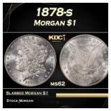 1878-s Morgan Dollar $1 Grades ms62