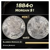 1884-o Morgan Dollar $1 Grades ms63