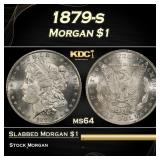 1879-s Morgan Dollar $1 Grades ms64