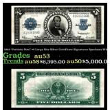 1923 $5 Large Size Silver Certificate "Porthole No