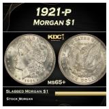 1921-p Morgan Dollar $1 Grades ms65+