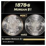 1878-s Morgan Dollar $1 Grades ms62